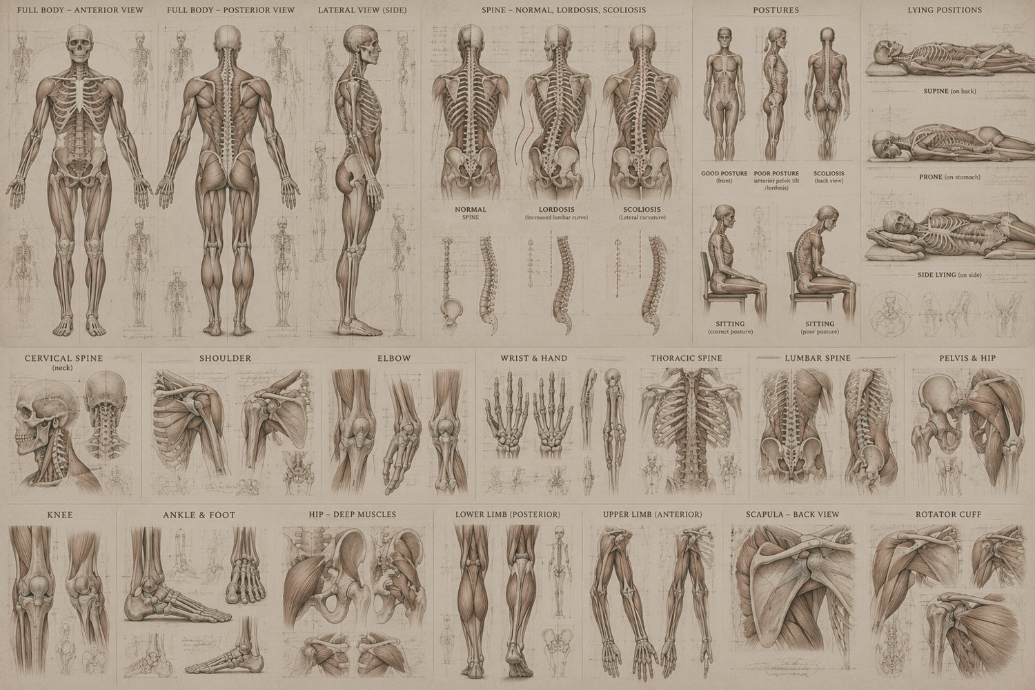 Anatomical reference illustrations
